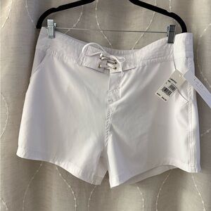 La Blanca White High Waist Women's Shorts